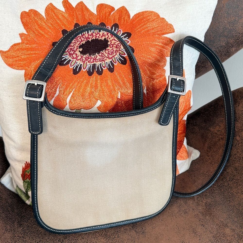 VINTAGE COACH HIPPIE FLAP BAG COSTA RICA 2000 Y2K Has Fading # 8114